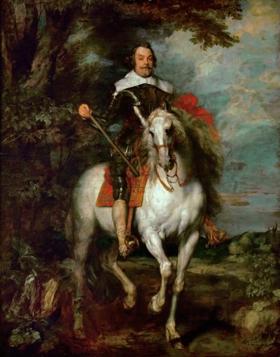 Portret konny Francisco de Moncada 15861635, markiza Aytony i hrabiego Ossuny autorstwa Anthony van Dyck