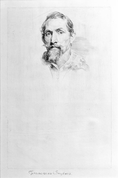 Frans Snyders, z Ikonografii, początek XVII wieku. autorstwa Anthony van Dyck