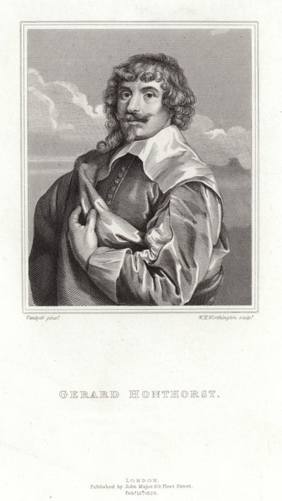 Gerard van Honthorst autorstwa Anthony van Dyck