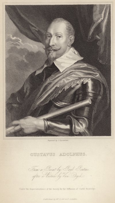 Gustavus Adolphus II of Sweden autorstwa Anthony van Dyck