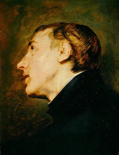Głowa św. Antoniego (olej na płótnie) autorstwa Anthony van Dyck