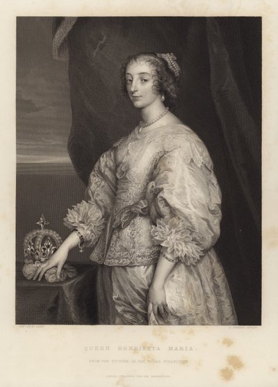 Henrietta Maria autorstwa Anthony van Dyck