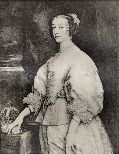 Henrietta Maria, z „Memoires de Charles de Batz-Castelmore Comte d
