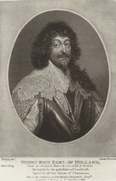 Henry Rich, hrabia Holandii autorstwa Anthony van Dyck