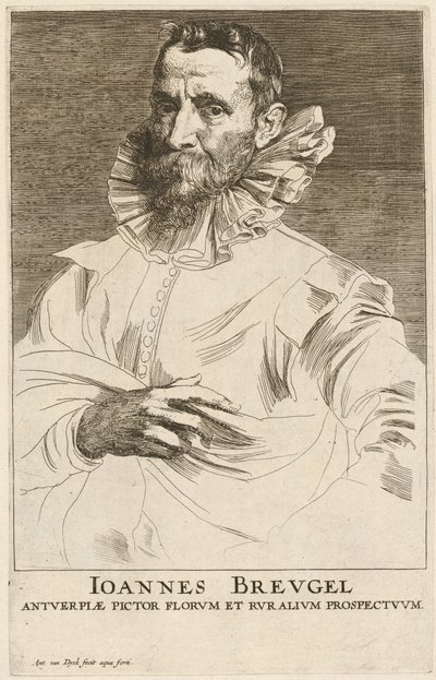 Jan Bruegel Starszy, prawdopodobnie 16261641. autorstwa Anthony van Dyck
