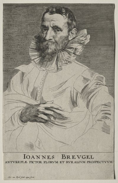 Portret Jana Bruegla autorstwa Anthony van Dyck