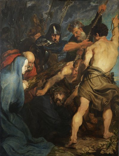 Jezus Chrystus niosący krzyż autorstwa Anthony van Dyck