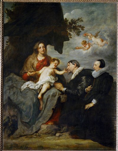 Matka Boża Darczyńców ... autorstwa Anthony van Dyck