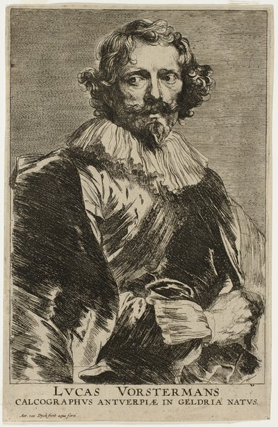 Lucas Vorsterman autorstwa Anthony van Dyck