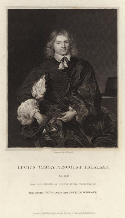Lucius Carey, wicehrabia Falkland, ob 1643 autorstwa Anthony van Dyck