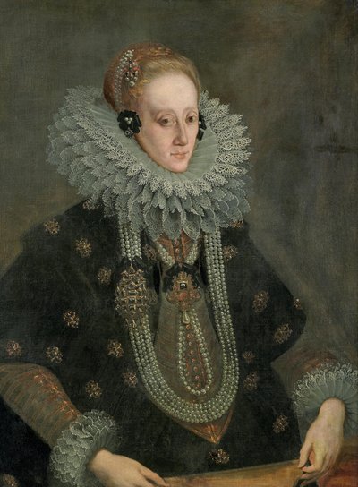 Magdalena, córka Wilhelma V z Bawarii (następca tronu) autorstwa Anthony van Dyck