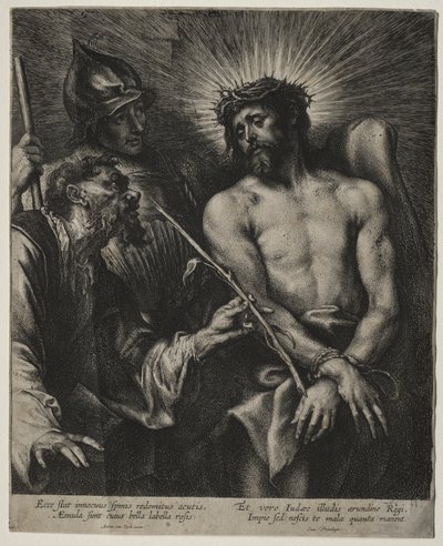 Naśmiewanie się z Chrystusa. autorstwa Anthony van Dyck
