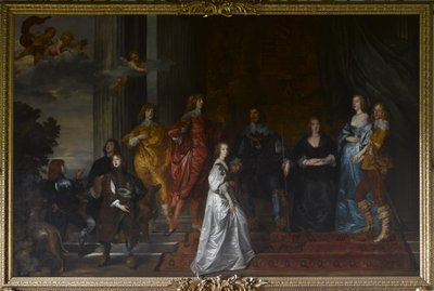 Philip Herbert (1584-1650), 4. hrabia Pembroke i jego rodzina autorstwa Anthony van Dyck