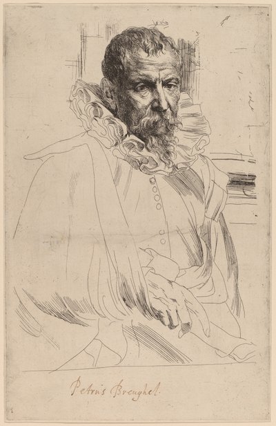 Pieter Bruegel Młodszy, prawdopodobnie 16261641. autorstwa Anthony van Dyck