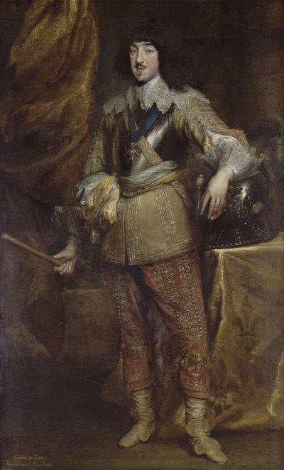 Portret Gastona Francji, księcia Orleanu 1608-1660 autorstwa Anthony van Dyck