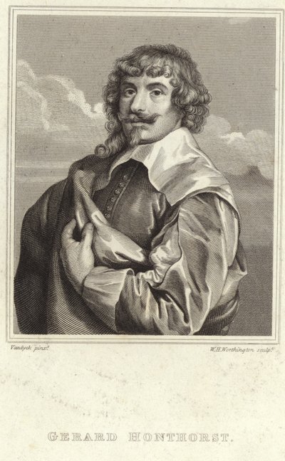 Portret Gerarda van Honthorsta autorstwa Anthony van Dyck