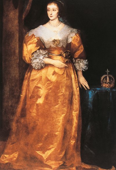 Portret Henrietty Marii z Francji (Paryż autorstwa Anthony van Dyck