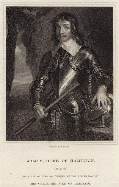 Portret Jamesa Hamiltona, księcia Hamilton autorstwa Anthony van Dyck