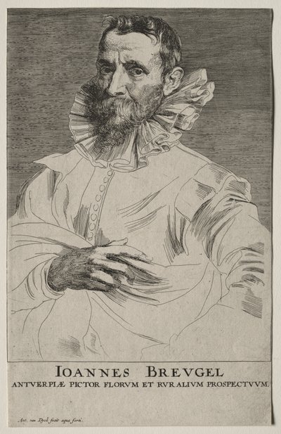 Portret Jana Bruegla autorstwa Anthony van Dyck