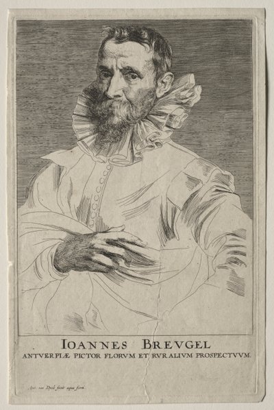 Portret Jana Bruegla autorstwa Anthony van Dyck
