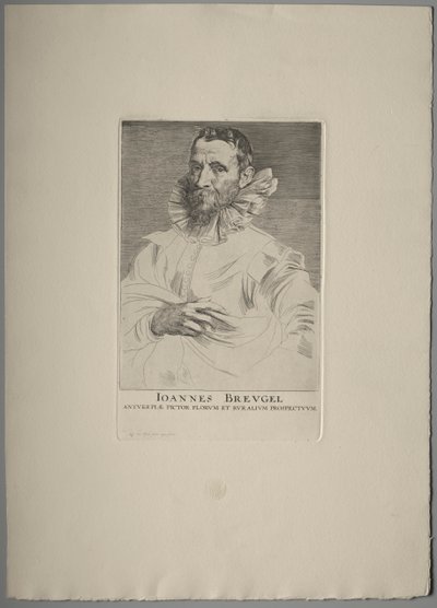 Portret Jana Bruegla autorstwa Anthony van Dyck