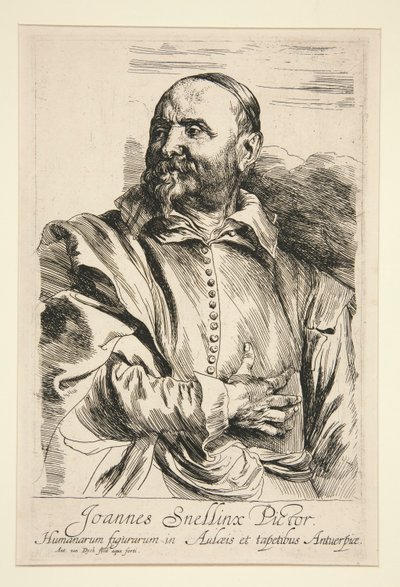 Portret Jana Snellinxa autorstwa Anthony van Dyck