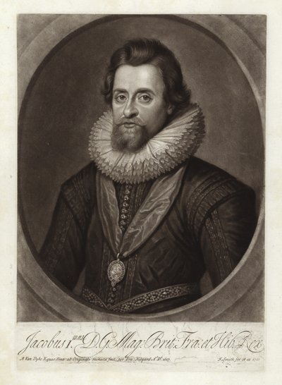 Portret króla Jakuba I autorstwa Anthony van Dyck
