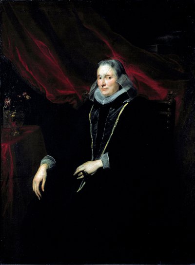 Portret Luigia Cattaneo Gentile Obraz Antoniego Van Dycka (1599-1641) 1621 około n.e. 147x112 cm Strasburg, Musee des Beaux Arts autorstwa Anthony van Dyck