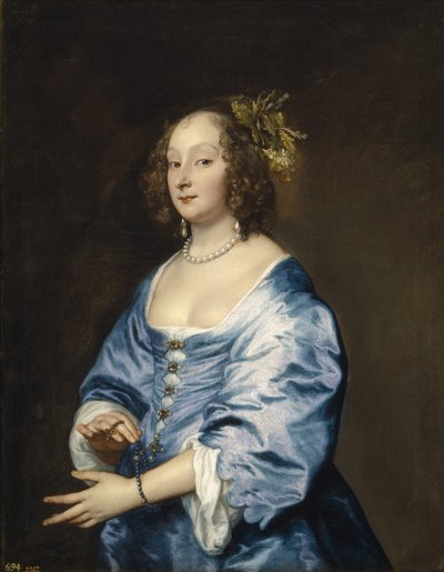 Portret Marii z domu Ruthven, Lady van Dyck autorstwa Anthony van Dyck