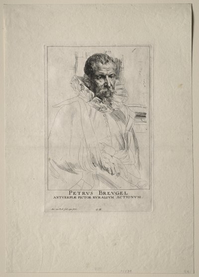 Portret Pietera Brughela autorstwa Anthony van Dyck