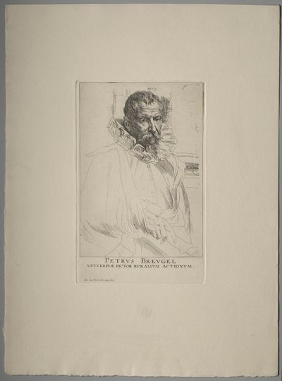 Portret Pietera Bruegla autorstwa Anthony van Dyck