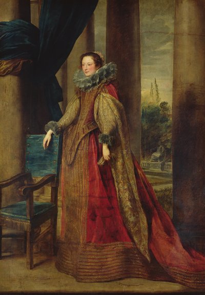 Portret damy, przypuszczalnie markiza Geromina Spinola-Doria de Genes autorstwa Anthony van Dyck