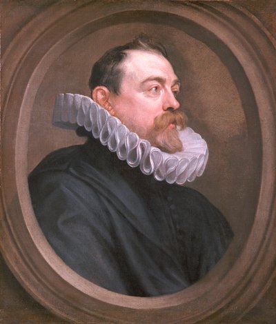 Portret mężczyzny, długość biustu, ok. 1620-1640. autorstwa Anthony van Dyck