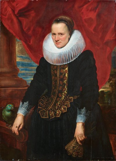 Portret kobiety z dużą kryzą autorstwa Anthony van Dyck