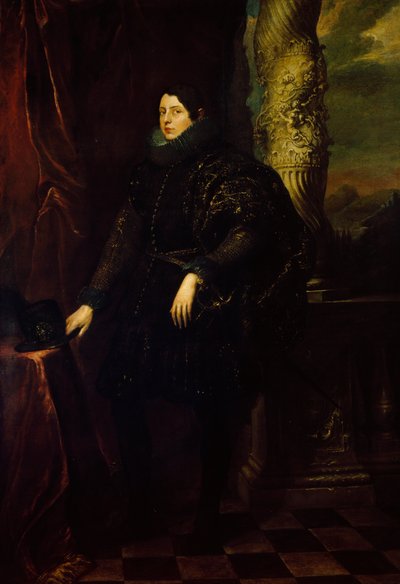 Portret młodego mężczyzny z Casa Spinola, ok.1622 autorstwa Anthony van Dyck