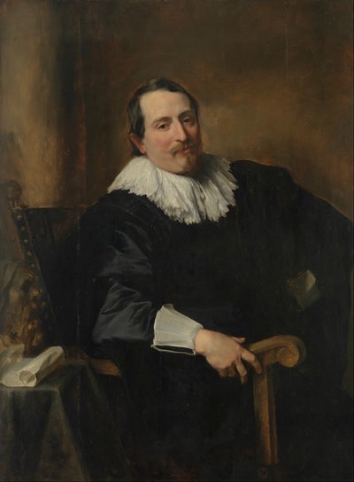 Portret malarza Theodora Romboutsa autorstwa Anthony van Dyck