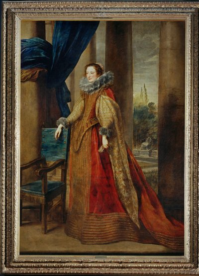 Domniemany portret marionetki Jeronimy Spinoli-Dorii ... autorstwa Anthony van Dyck