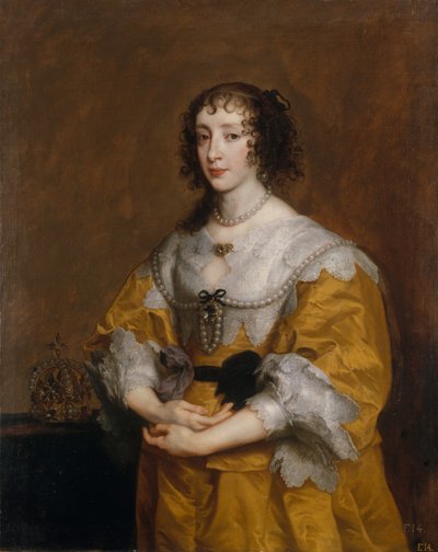 Królowa Henrietta Maria, 1636. autorstwa Anthony van Dyck