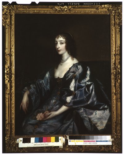 Królowa Henrietta Maria z Anglii, c.1636-38 autorstwa Anthony van Dyck