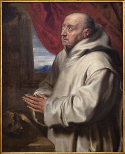 Św. Bruno (Bruno Kartuz, ok. 1030-1101). Obraz Antoine (Antoine lub Antoon lub Anton) Van Dyck (1599-1641), olej na płótnie autorstwa Anthony van Dyck
