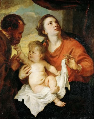 Święta Rodzina, ok. 1627 r. autorstwa Anthony van Dyck
