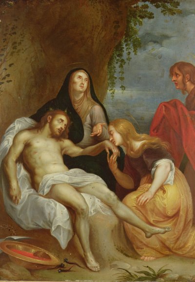 Lamentacja (panel) autorstwa Anthony van Dyck