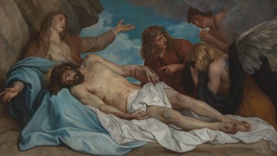 Opłakiwanie martwego Chrystusa autorstwa Anthony van Dyck