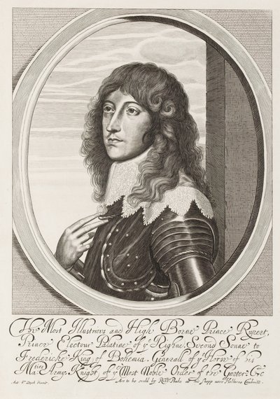 „Najwybitniejszy i najznamienitszy książę Rupert”, ok. 1640 r autorstwa Anthony van Dyck