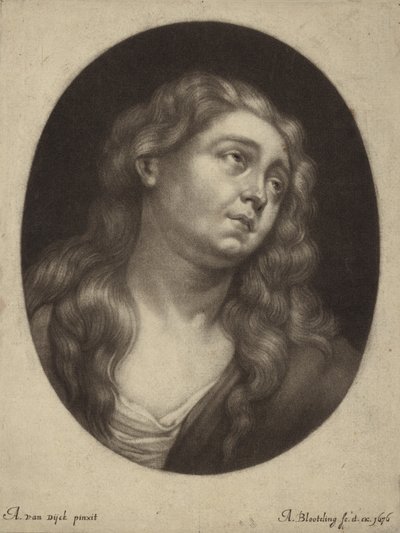 Głowa św. Marii Magdaleny autorstwa Anthony van Dyck