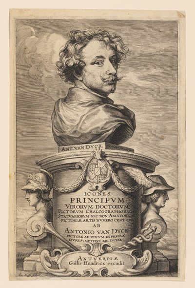 Strona tytułowa, z Ikon Książąt Men autorstwa Anthony van Dyck