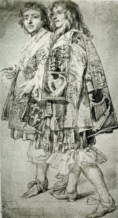 Dwóch heroldów autorstwa Anthony van Dyck