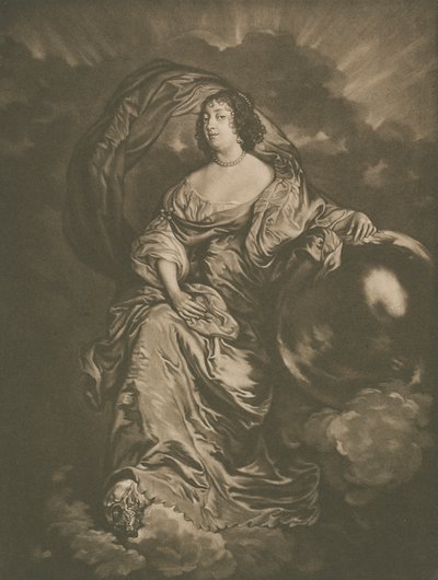 Rachel De Ruvigny, hrabina Southampton autorstwa Anthony van after Dyck