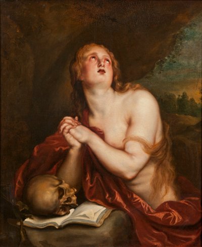 Pokutnik Św. Maria Magdalena, ok. 1630-40 autorstwa Anthony van workshop of Dyck