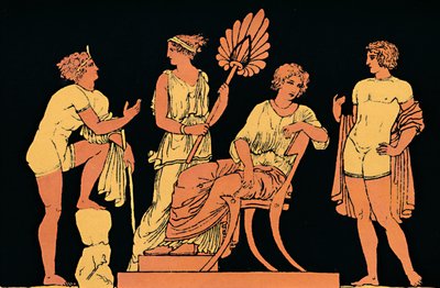 „Ifigenia i Orestes”, 1880 autorstwa Antique